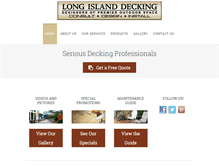 Tablet Screenshot of lidecking.com